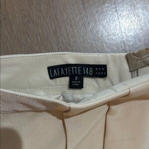 Lafayette 148 New York Cream Skirt